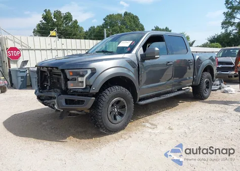 2017 Ford F-150 Raptor z USA, uszkodzony, nr VIN 1FTFW1RG2HFA96818